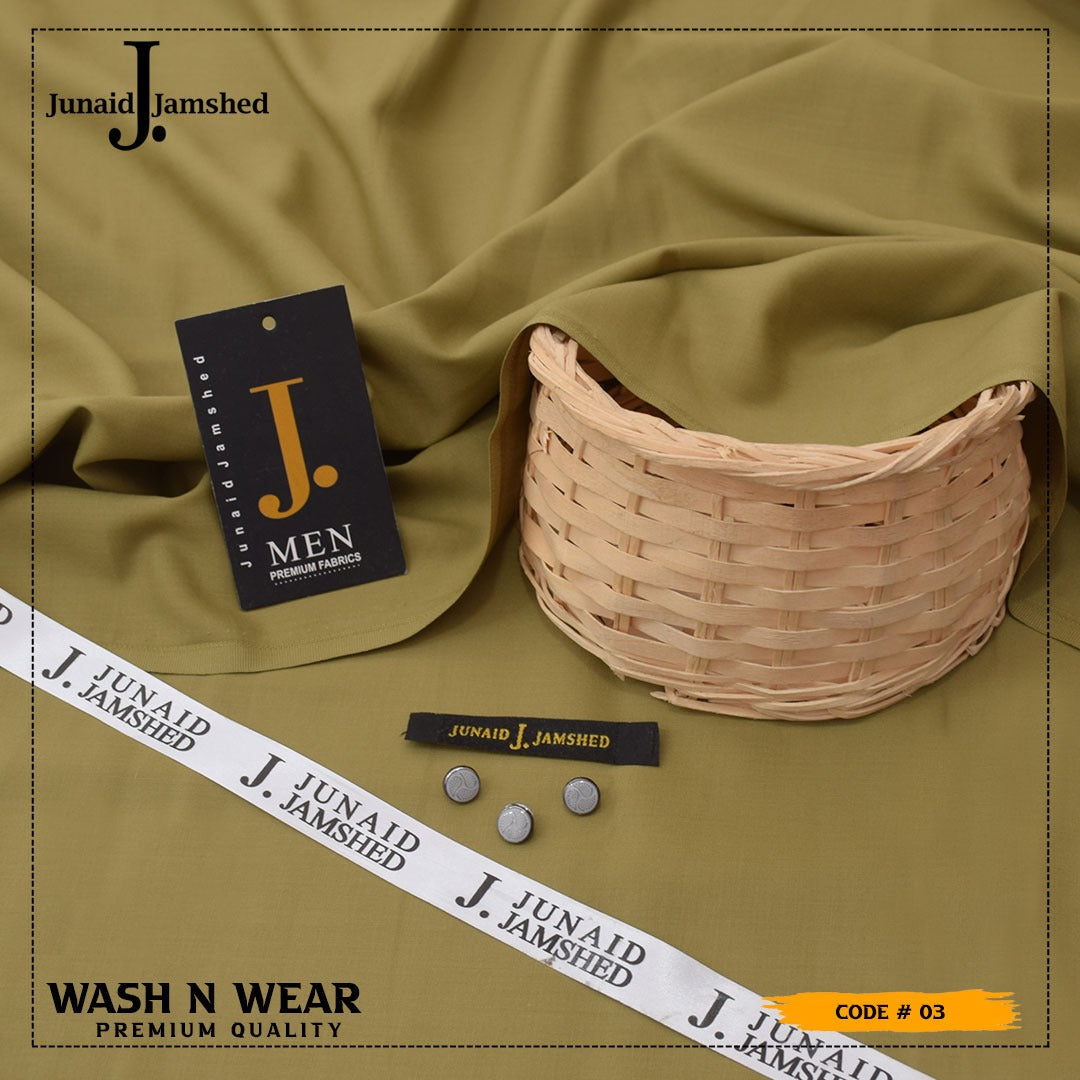 j. wash and wear suit in green brownish