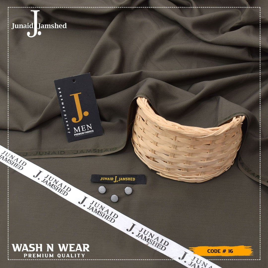 j. wash and wear suit in grayish brown