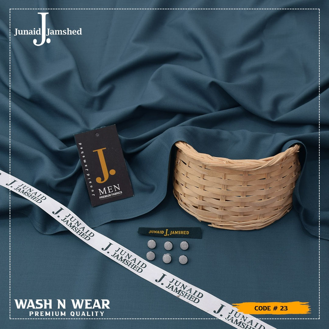 j. wash and wear suit in graayish blue